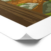 ヴィンテージニューハンプシャー ポスター (角)