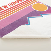 ヴィンテージニューハンプシャーNHグラナイト州スーベンリー シェルパブランケット (3/4)