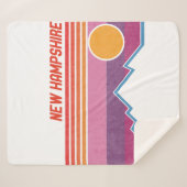 ヴィンテージニューハンプシャーNHグラナイト州スーベンリー シェルパブランケット (正面(横))