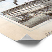 ヴィンテージニューベッドフォードMAの画像地図(1876) ポスター (角)