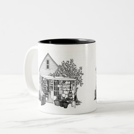 ヴィンテージニューホープPAコーヒーマグ ツートーンマグカップ (正面左)