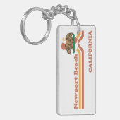 ヴィンテージニューポートビーチカリフォルニア キーホルダー (正面左)