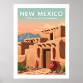 ヴィンテージニューメキシコ ポスター (正面)
