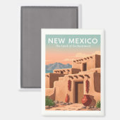 ヴィンテージニューメキシコ マグネット (正面/裏面)