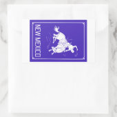 ヴィンテージニューメキシコ 長方形シール (バッグ)