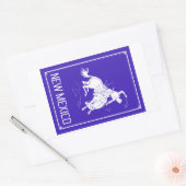 ヴィンテージニューメキシコ 長方形シール (封筒)