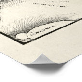 ヴィンテージニューヨークとブルックリンの地図, 1860 ポスター (角)