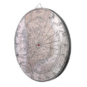 ヴィンテージニューヨークの地図(1884) ダーツボード (正面右)