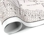 ヴィンテージニューヨークの地図(1884) ラッピングペーパー (ロールコーナー)