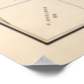 ヴィンテージニューヨークの地図(1893) ポスター (角)