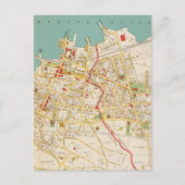 ヴィンテージニューヨークの地図(1893) ポストカード (正面)