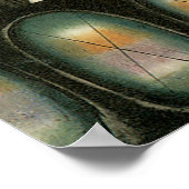 ヴィンテージニューヨークアーキテクチャ、ブルックリンブリッジ ポスター (角)