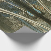 ヴィンテージニューヨークアーキテクチャ、ブルックリンブリッジ ラッピングペーパー (角)