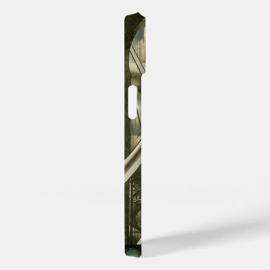 ヴィンテージニューヨークアーキテクチャ、ブルックリンブリッジ Case-Mate iPhoneケース (裏面 / 右)