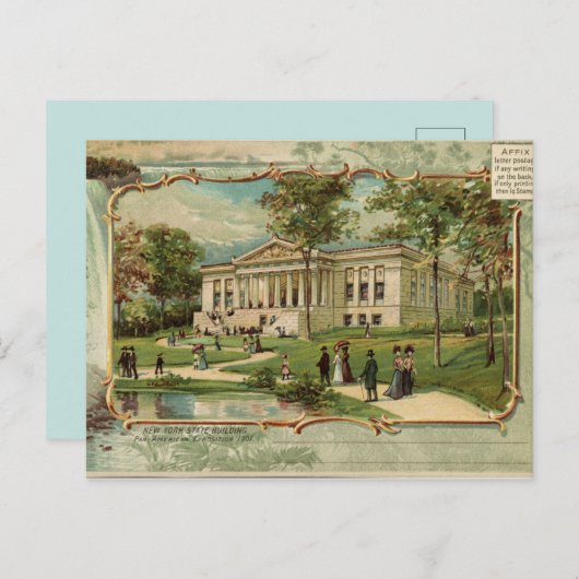 ヴィンテージニューヨークイラストレーション ポストカード (正面/裏面)