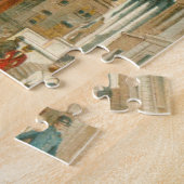 ヴィンテージニューヨークウォールストリートトリニティチャーチ ジグソーパズル (側面)