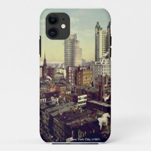 ヴィンテージニューヨークシティアメリカ超高層ビル iPhone 11 ケース