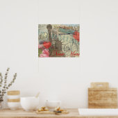 ヴィンテージニューヨークシティコラージュ ポスター (キッチン)