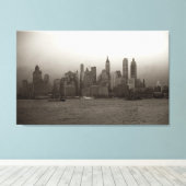 ヴィンテージニューヨークシティスカイライン写真(1941) キャンバスプリント (インサイチュ (ウッドフロア))