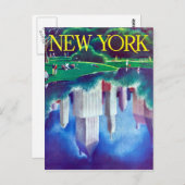 ヴィンテージニューヨークシティセントラルパークトラベル ポストカード (正面/裏面)