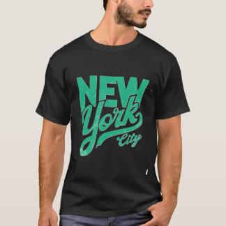 ヴィンテージニューヨークシティタイポグラフィデザインTシャツ Tシャツ