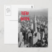 ヴィンテージニューヨークシティパノラマポストカード ポストカード (正面/裏面)