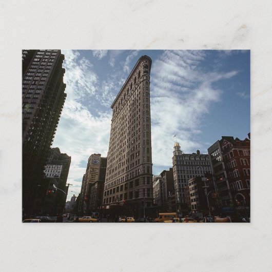 ヴィンテージニューヨークシティフラティロンディストリクト5thアベニュー ポストカード (正面)