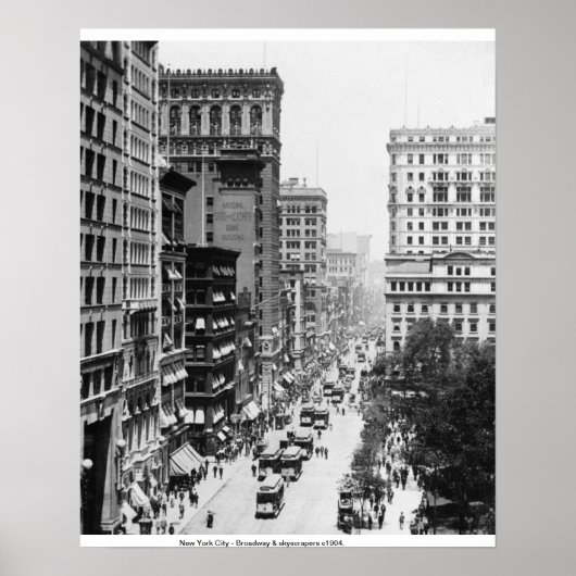 ヴィンテージニューヨークシティブロードウェイポスター ポスター (正面)