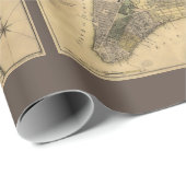 ヴィンテージニューヨークシティプラン1789復元済み ラッピングペーパー (ロールコーナー)