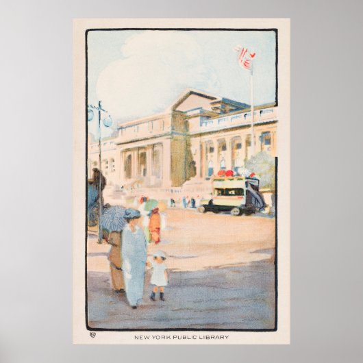 ヴィンテージニューヨークシティポスター ポスター (正面)