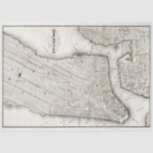 ヴィンテージニューヨークシティマップエフェメラデクページ 薄葉紙 (正面)