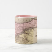 ヴィンテージニューヨークシティマップマグ マグカップ (中央)