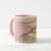 ヴィンテージニューヨークシティマップマグ マグカップ (正面左)