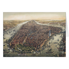 ヴィンテージニューヨークシティマンハッタンブルックリンブリッジ