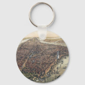 ヴィンテージニューヨークシティマンハッタンブルックリンブリッジ キーホルダー (裏面)