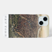 ヴィンテージニューヨークシティマンハッタンブルックリンブリッジ Case-Mate iPhoneケース (裏面 (横))