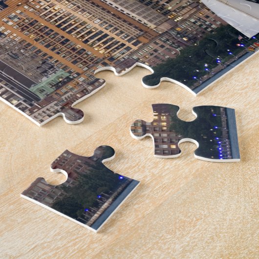 ヴィンテージニューヨークシティマンハッタン ジグソーパズル (側面)