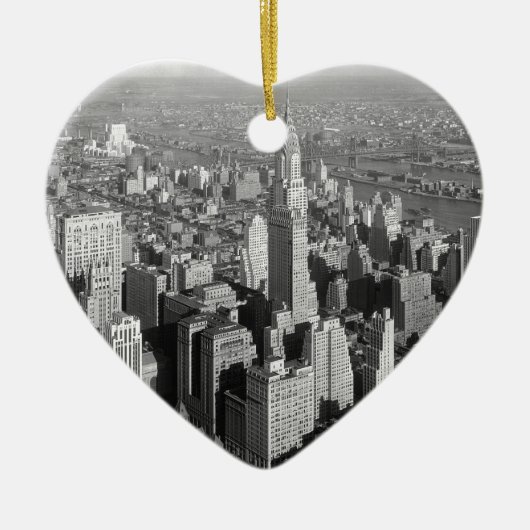 ヴィンテージニューヨークシティ セラミックオーナメント (正面)