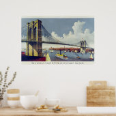 ヴィンテージニューヨークシティ ポスター (キッチン)