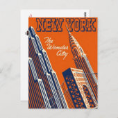 ヴィンテージニューヨークシティ、米国- ポストカード (正面/裏面)