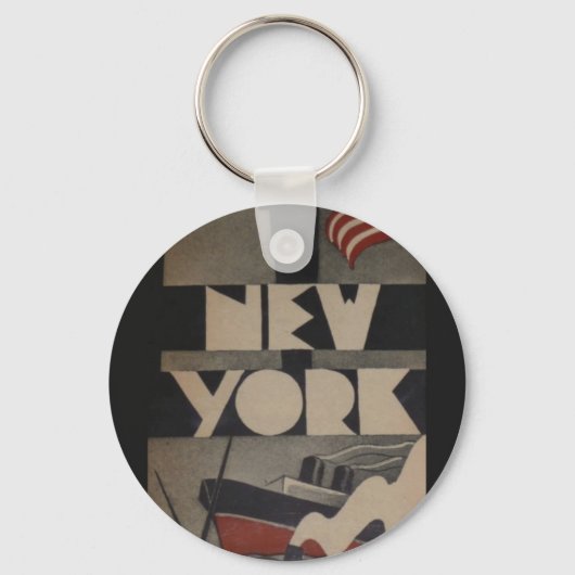 ヴィンテージニューヨークトラベル キーホルダー (正面)
