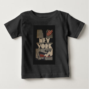 ヴィンテージニューヨークトラベル ベビーTシャツ