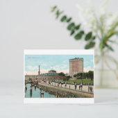 ヴィンテージニューヨークバッテリーパーク ポストカード (スタンド正面)