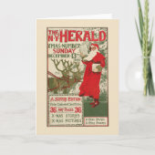 ヴィンテージニューヨークヘラルドクリスマスエディション シーズンカード (正面)