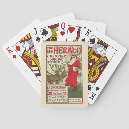 ヴィンテージニューヨークヘラルドクリスマスエディション トランプ (裏面)