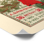 ヴィンテージニューヨークヘラルドクリスマスエディション ポスター (角)