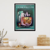 ヴィンテージニューヨークワールドフェアプリント ポスター (キッチン)