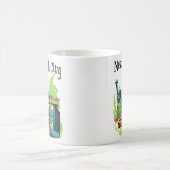 ヴィンテージニューヨーク市の自由旅行アートの像 コーヒーマグカップ (中央)