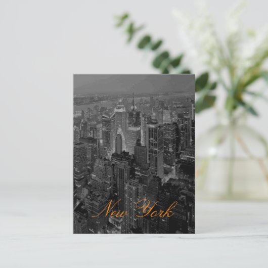 ヴィンテージニューヨーク市旅行写真 ポストカード (スタンド正面)