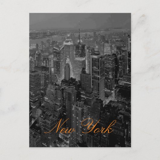 ヴィンテージニューヨーク市旅行写真 ポストカード (正面)
